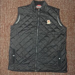 Authentic LFC Liverpool football club black quilted fleece lined vest men’s XXL